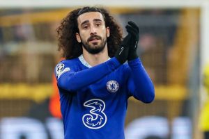 Umukinnyi Marc Cucurella w'ikipe ya Chelsea 